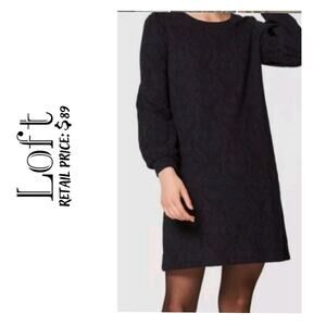LOFT Medallion Print Long Sleeve Dress Size Small